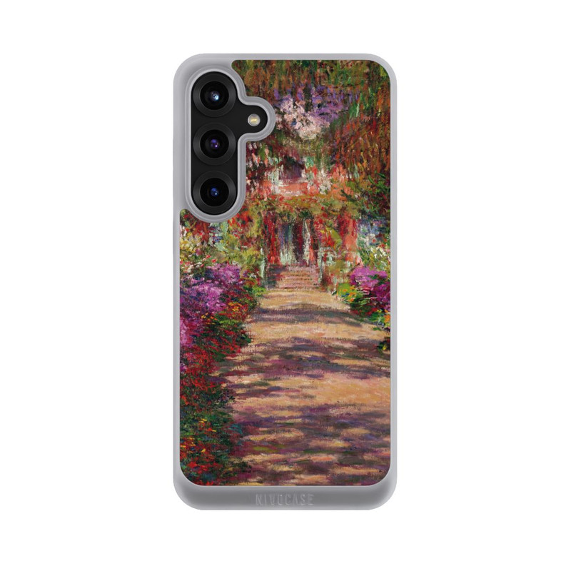 Galaxy S25 + NIVOpure Eine Allee in Monets Garten in Giverny by Claude Monet