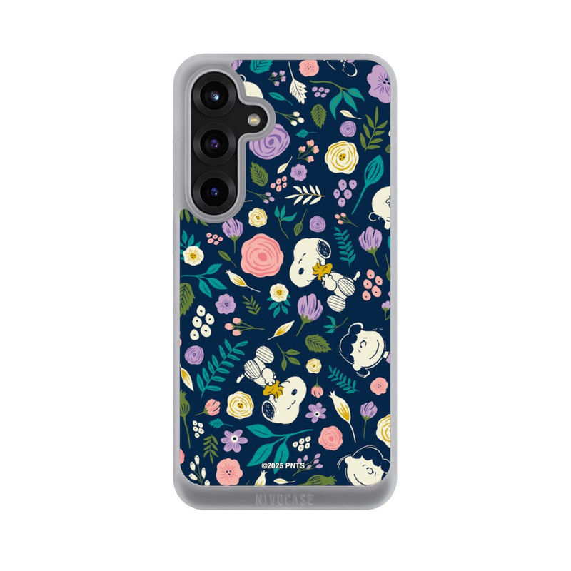 Galaxy S25 + NIVOpure Peanuts Dark Flower Pattern