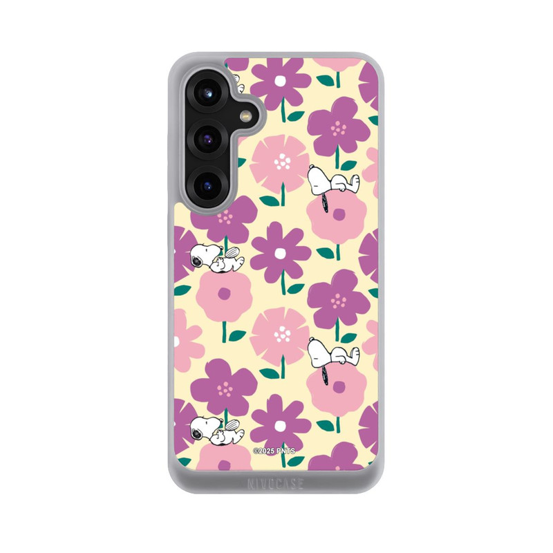 Galaxy S25 + NIVOpure Peanuts Flower Pattern Yellow