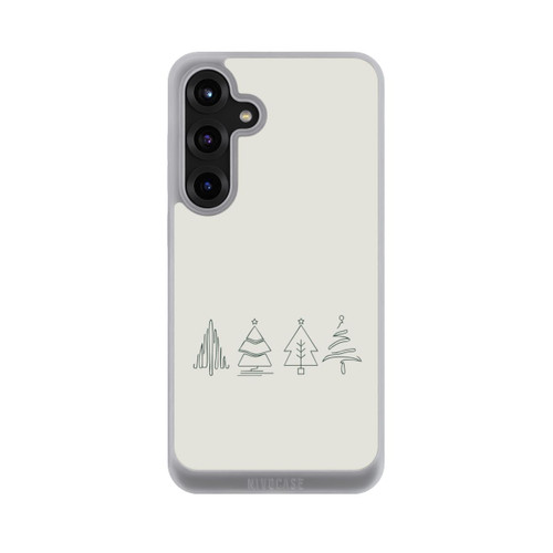 Samsung Galaxy S25+  NIVOpure Weihnachtsbäume Line Art Minimalistisch