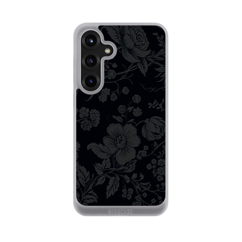 Galaxy S25 + NIVOpure Dunkle Blumen Vintageoptik