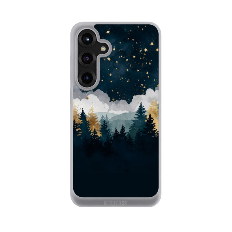 Galaxy S25 + NIVOpure nächtlicher Wald Indigo