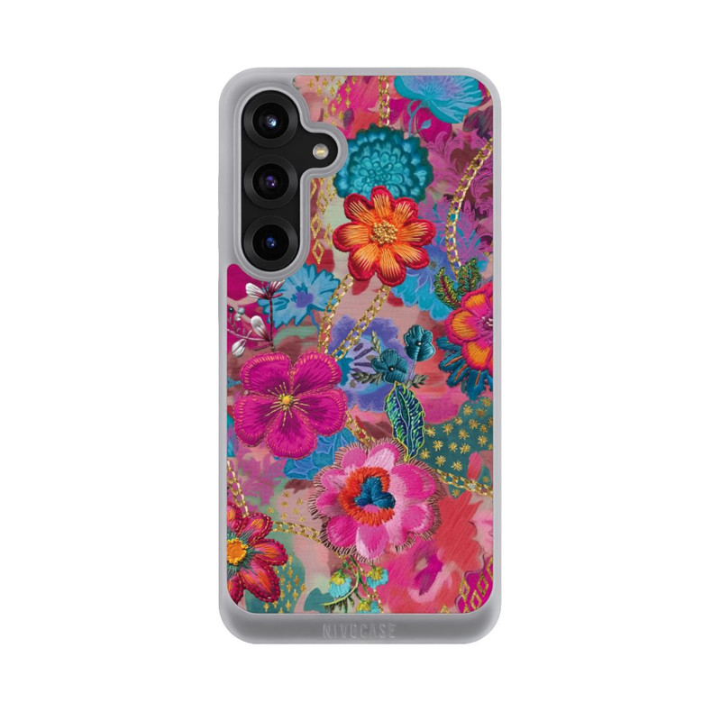 Galaxy S25 + NIVOpure Patchwork Flowers With AI