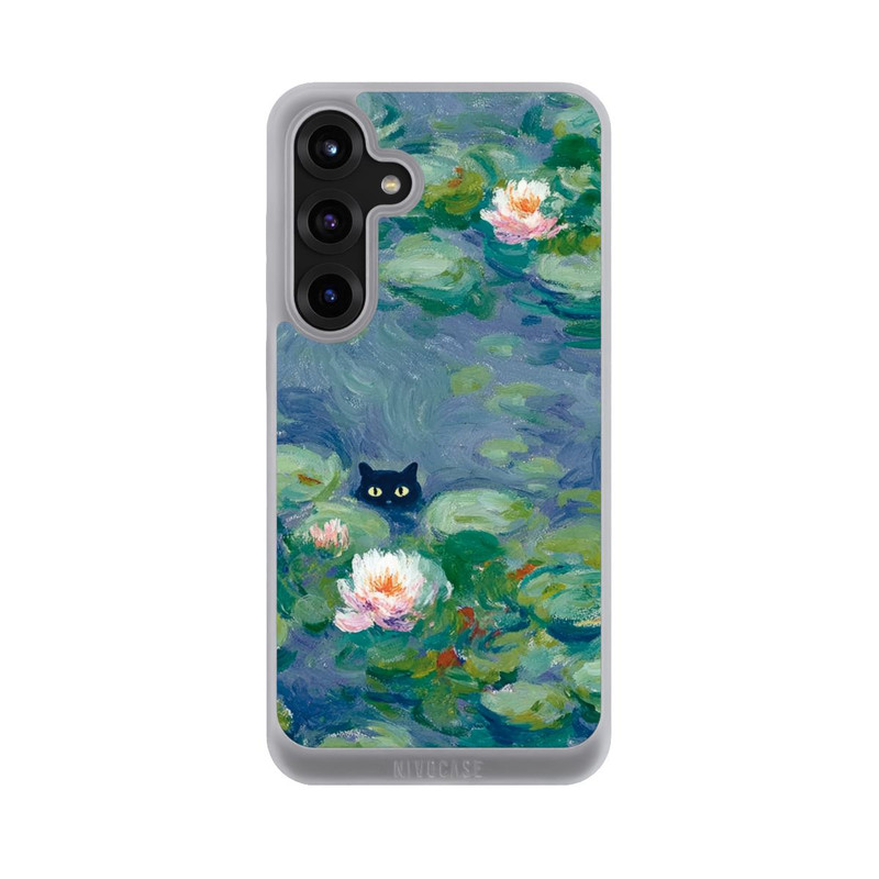 Galaxy S25 + NIVOpure Cat in the Pond Painting