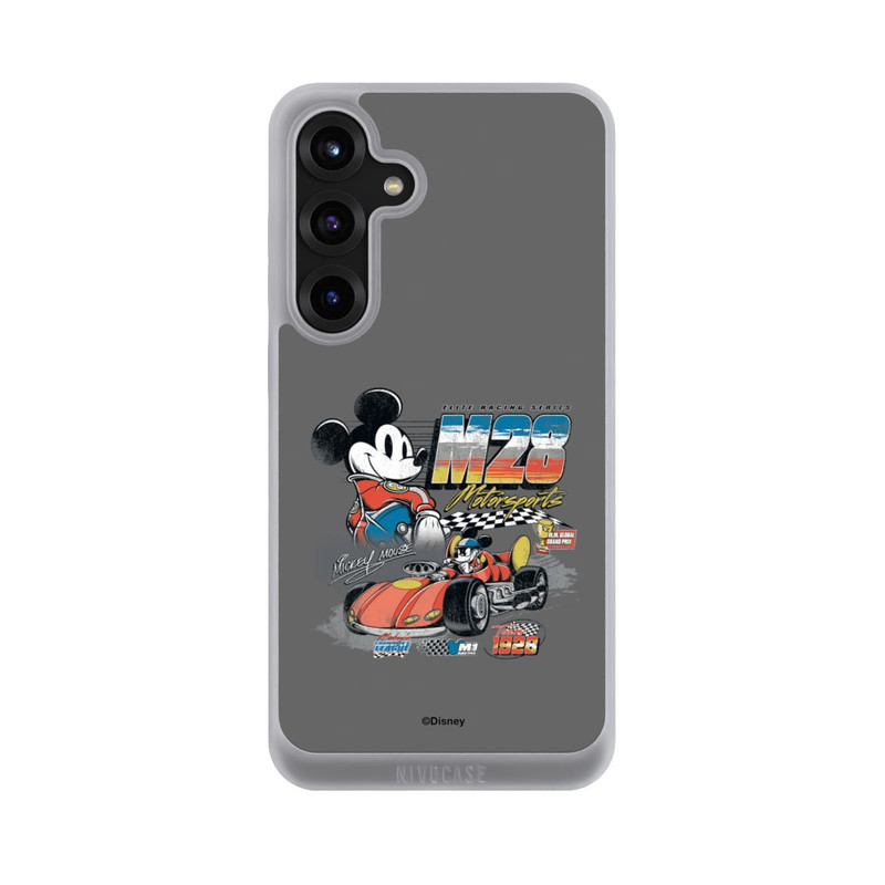 Galaxy S25 + NIVOpure Micky Maus Rennfahrer Auto M28