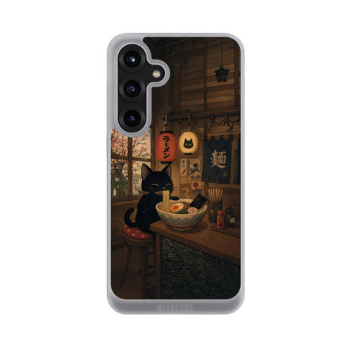 Samsung Galaxy S25+  NIVOpure Ramen Bar with a Black Cat with AI