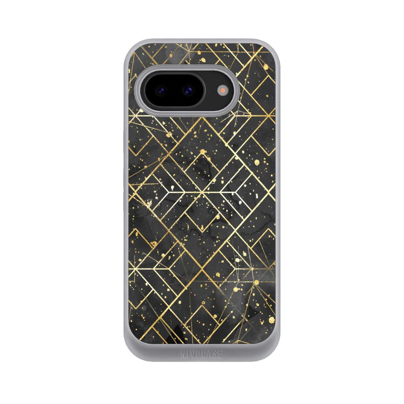 Pixel 9a NIVOpure Marble-Black-Grid