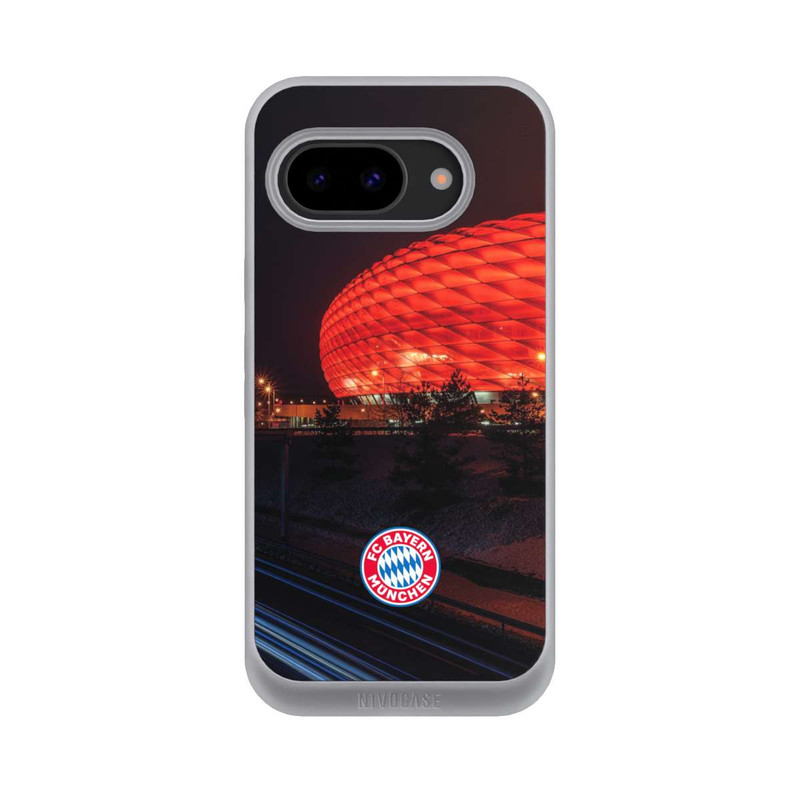 Pixel 9a NIVOpure Allianz Arena bei Nacht FCB