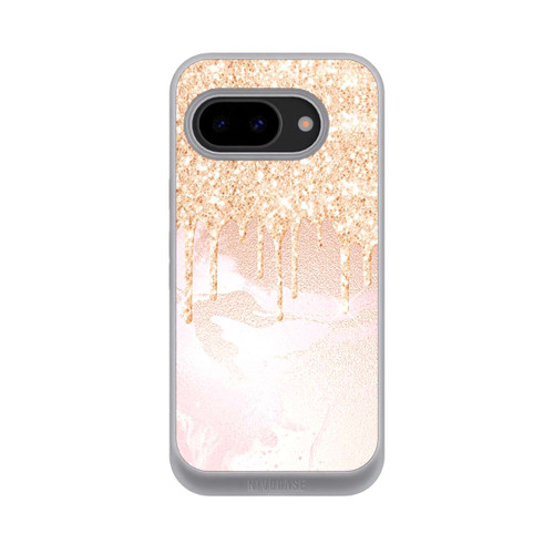 Google Pixel 9a NIVOpure  Roségoldener Glitzer Tropfen Look