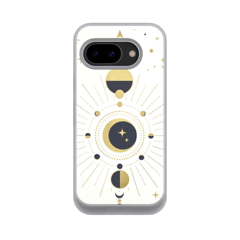 Pixel 9a NIVOpure Abstrakter Rose-Gold-Look