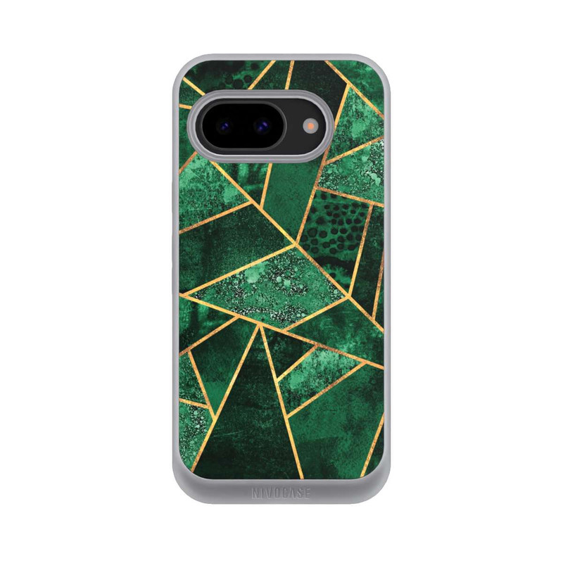 Pixel 9a NIVOpure Tief Smaragdgrün Golddruck