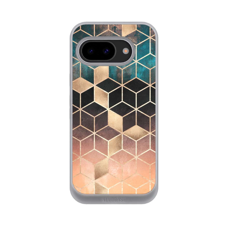 Pixel 9a NIVOpure Ombre Traum Würfel Gold Druck