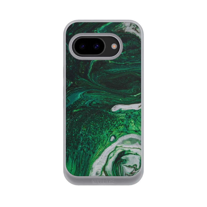 Pixel 9a NIVOpure Green oil texture