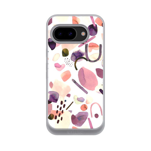 Google Pixel 9a NIVOpure Abstrakte Formen aquarell lila