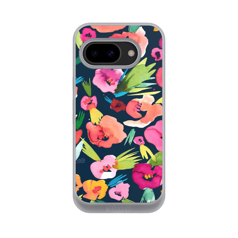 Pixel 9a NIVOpure tropische Blumen aquarell