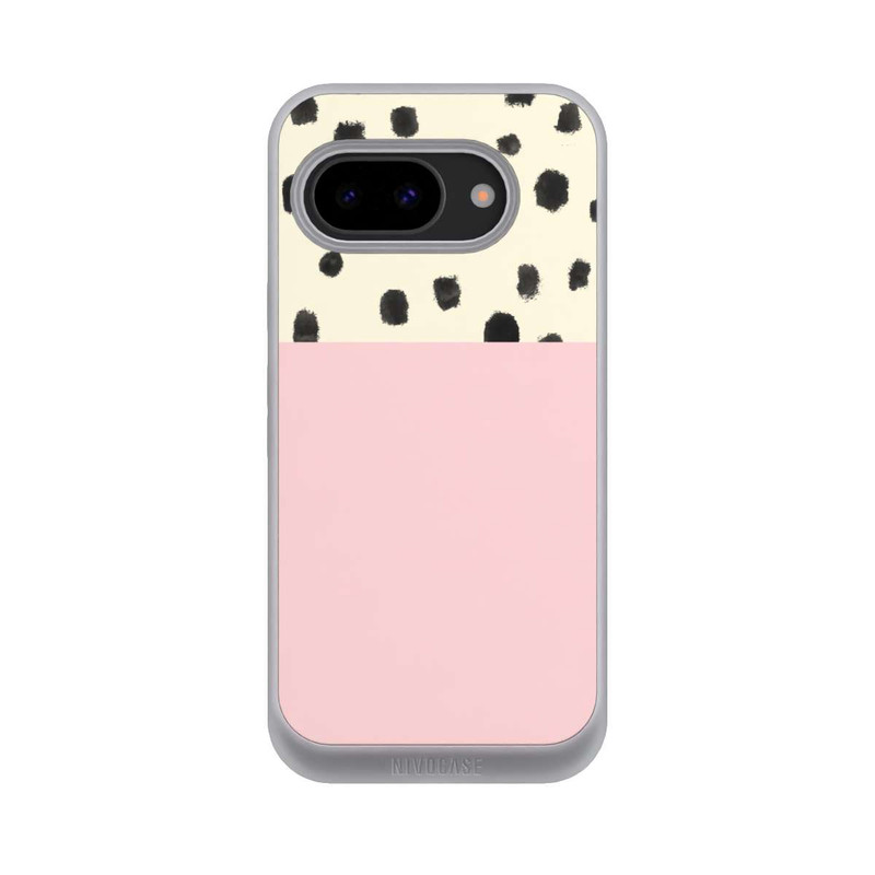 Pixel 9a NIVOpure Punkte und Rosa