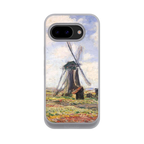 Google Pixel 9a NIVOpure Tulpenfelder mit der Rijnsburger Windmühle von Claude Monet