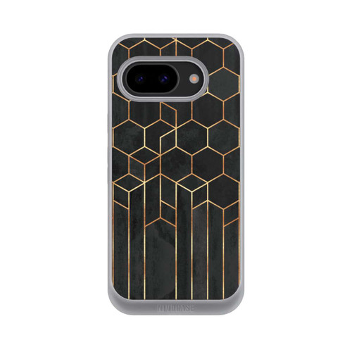 Google Pixel 9a NIVOpure Schwarze Sechsecke