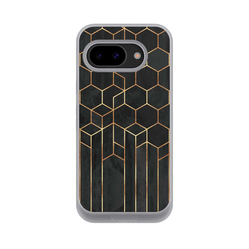 Pixel 9a NIVOpure Schwarze Sechsecke