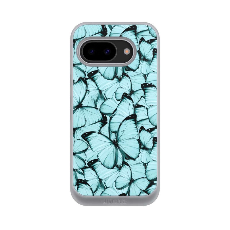 Pixel 9a NIVOpure Teal Butterflies
