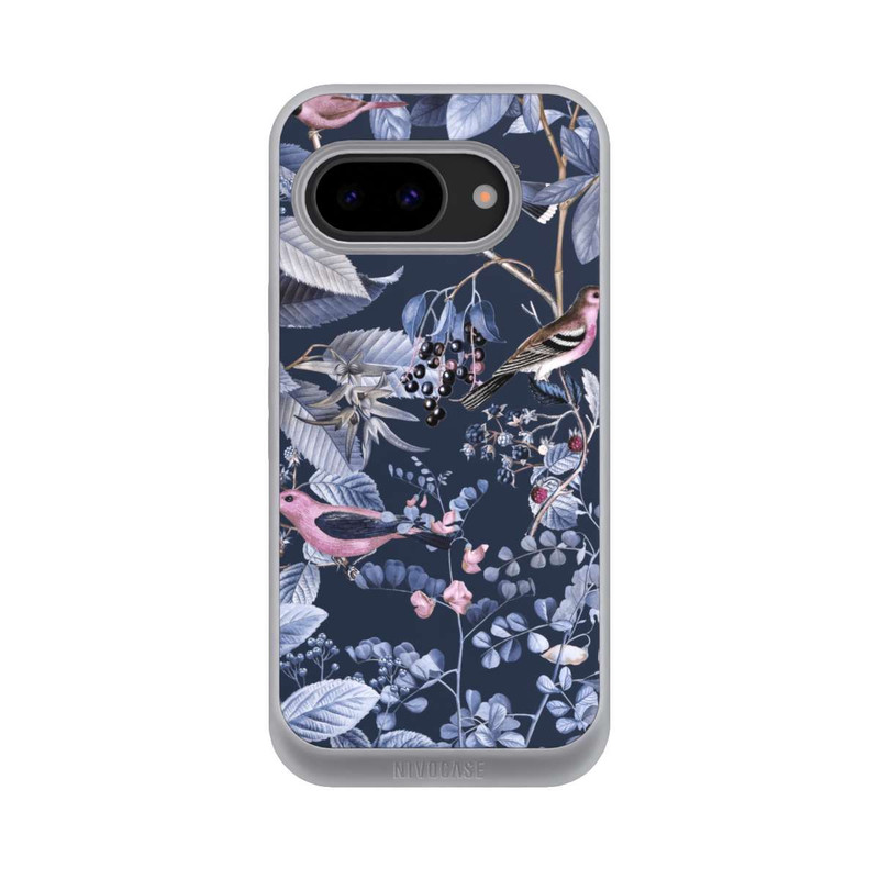Pixel 9a NIVOpure Birds And Berries Blue