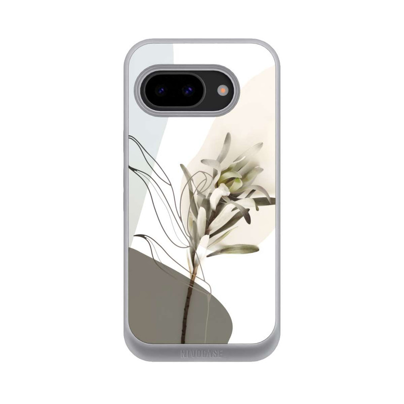 Pixel 9a NIVOpure Boho Line Art Olivgrün