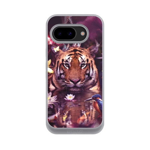 Google Pixel 9a NIVOpure Tiger Blumenrahmen