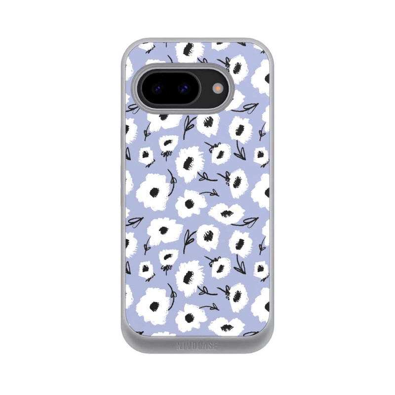 Pixel 9a NIVOpure Pattern Fleurs Lilas
