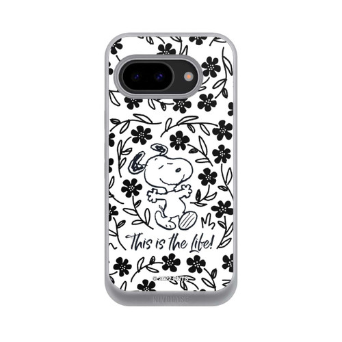 Google Pixel 9a NIVOpure Snoopy schwarz und weiß This Is The Life