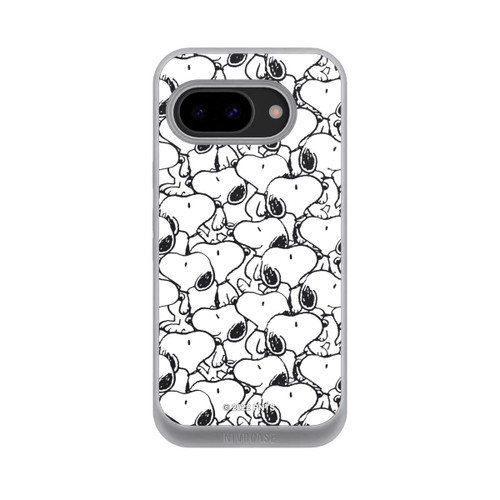 Google Pixel 9a NIVOpure Snoopy Muster Schwarz und Weiß
