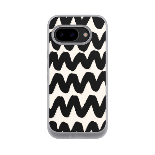 Google Pixel 9a NIVOpure Vagues Noires Pattern