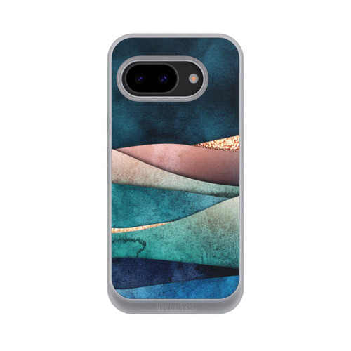 Google Pixel 9a NIVOpure Vagues bleu-or