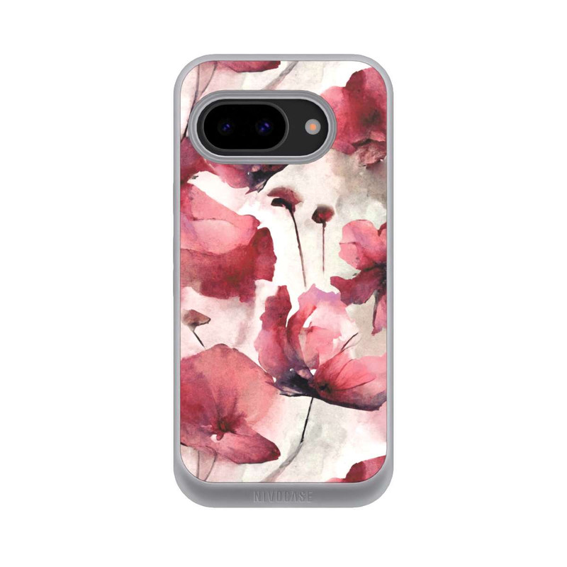 Pixel 9a NIVOpure Wilde Mohnblumen Aquarell mit KI