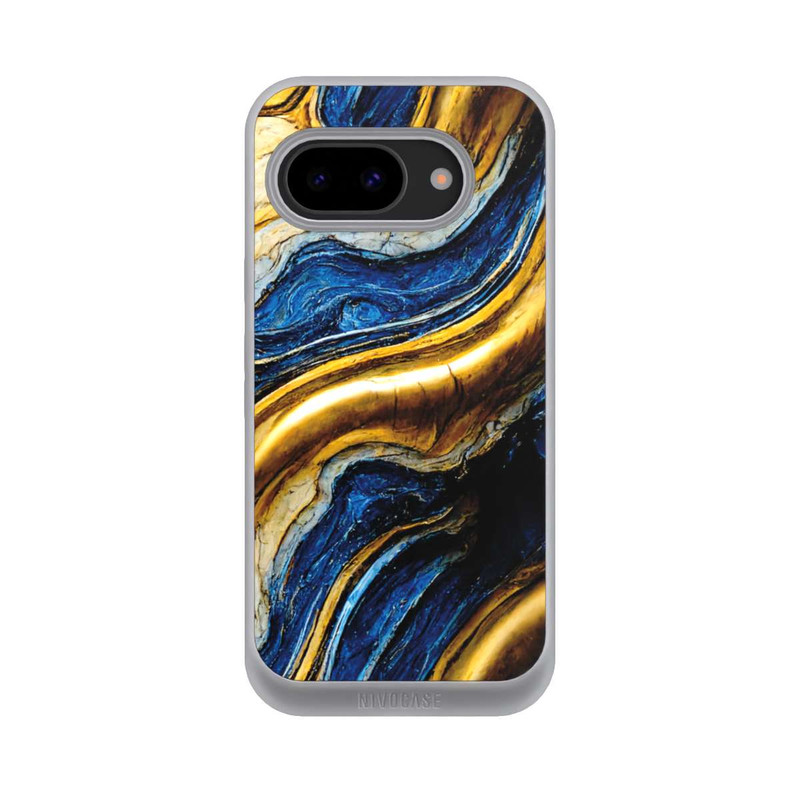 Pixel 9a NIVOpure Structure Aspect Bleu Royal Et Or