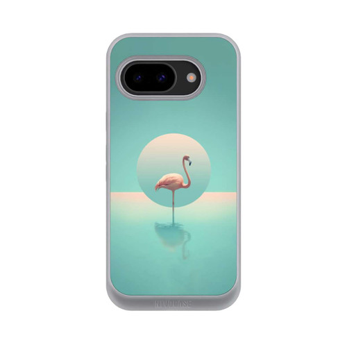 Google Pixel 9a NIVOpure Flamant dans la piscine