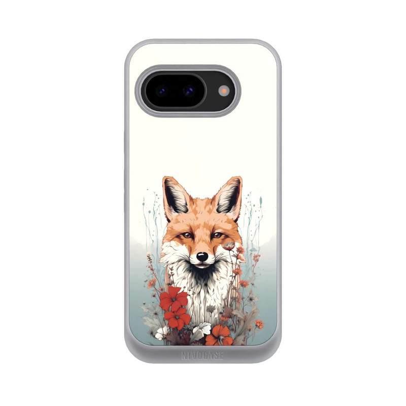 Pixel 9a NIVOpure Renard avec des fleurs
