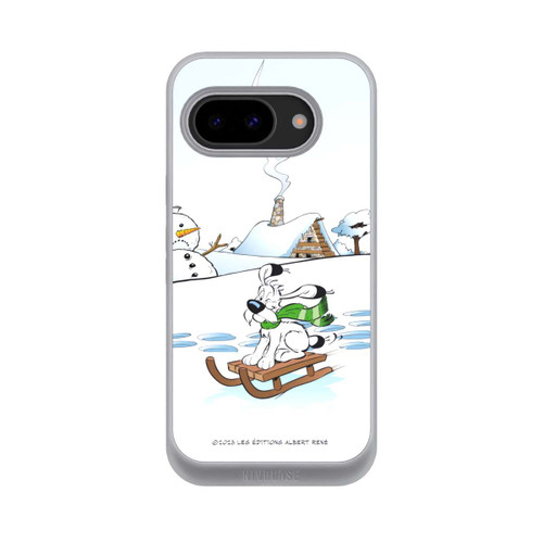 Google Pixel 9a NIVOpure Idéfix fait du traîneau