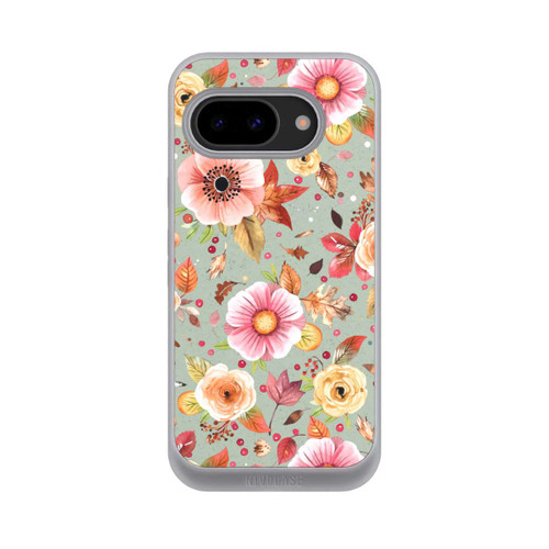 Google Pixel 9a NIVOpure Autumn Flowers Soft Green