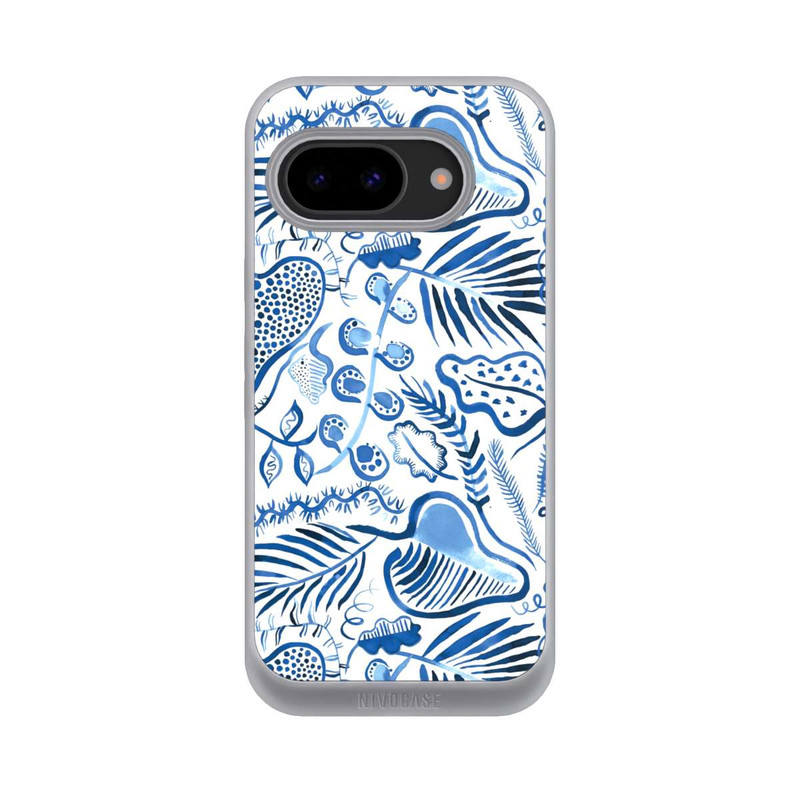 Pixel 9a NIVOpure Tropical Forest Leaves Blue