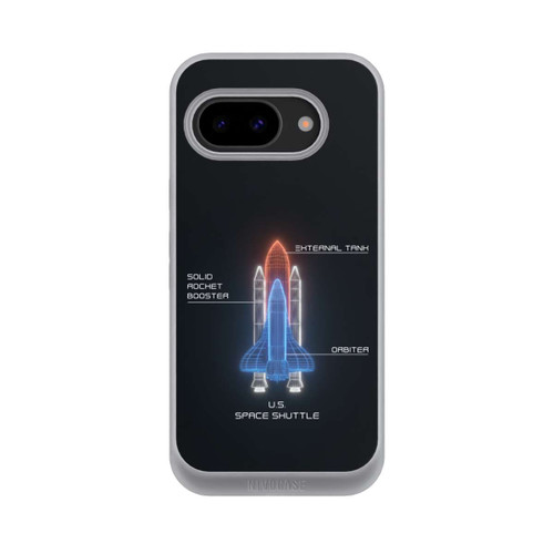 Google Pixel 9a NIVOpure Space Shuttle Wireframe