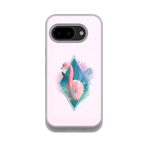 Google Pixel 9a NIVOpure Feuilles tropicales Flamant