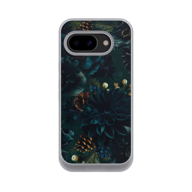 Pixel 9a NIVOpure Blumenmuster Grün und Blau