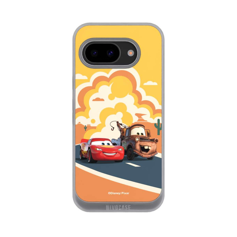 Pixel 9a NIVOpure Disney Cars Lightning McQueen Und Hook on the Road