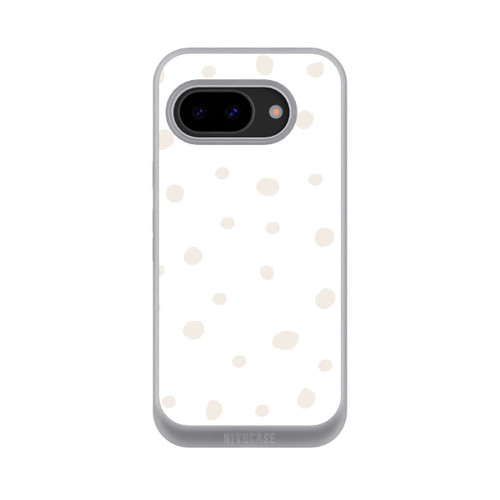 Google Pixel 9a NIVOpure Motif à Pois Blanc Marron