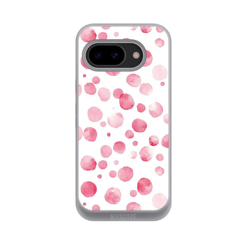 Google Pixel 9a NIVOpure Motif aquarelle à pois roses