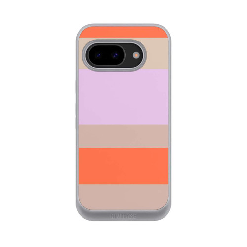 Google Pixel 9a NIVOpure Moca Lila Orange Stripes