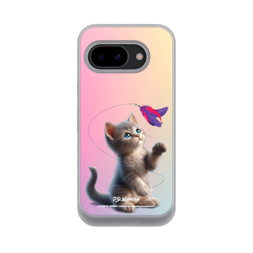 Google Pixel 9a NIVOpure Playing Cat with Feather