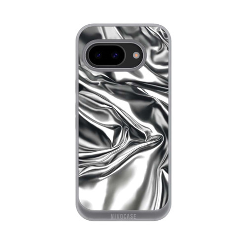 Google Pixel 9a NIVOpure Shiny Chrome Silver avec IA
