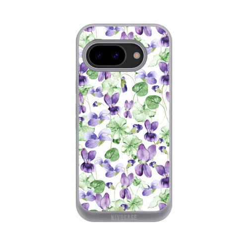 Google Pixel 9a NIVOpure Purple Wildflowers Pattern Watercolor