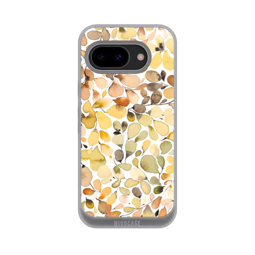 Google Pixel 9a NIVOpure Eukalyptus Aquarellblätter Braun Herbst